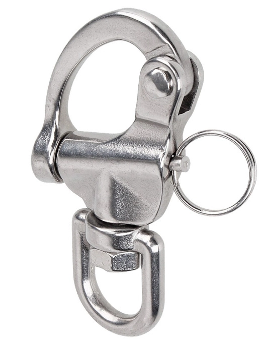 Карабин с вертлюжным рымом 22x113 мм нерж (10247976)